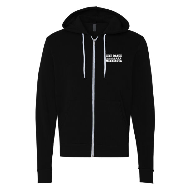 Design 1, Color 1 - Unisex Sponge Fleece Full-Zip Hoodie Sweatshirt Thumbnail