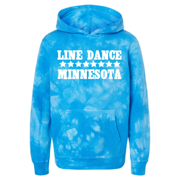   - Youth Midweight Tie-Dyed Hooded Sweatshirt Thumbnail