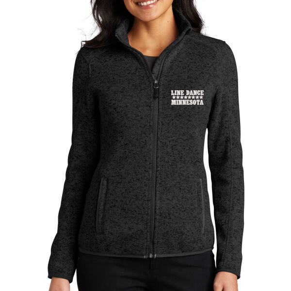   - Women's Sweater Fleece Jacket Thumbnail